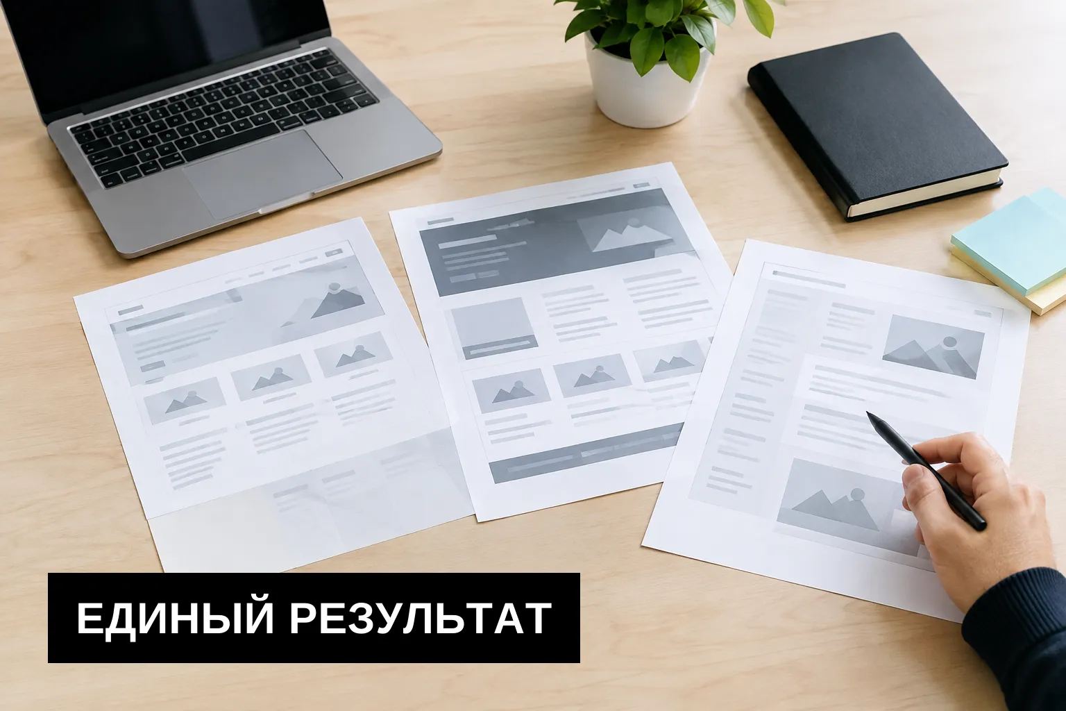Сравните предложения по одному и тому же результату