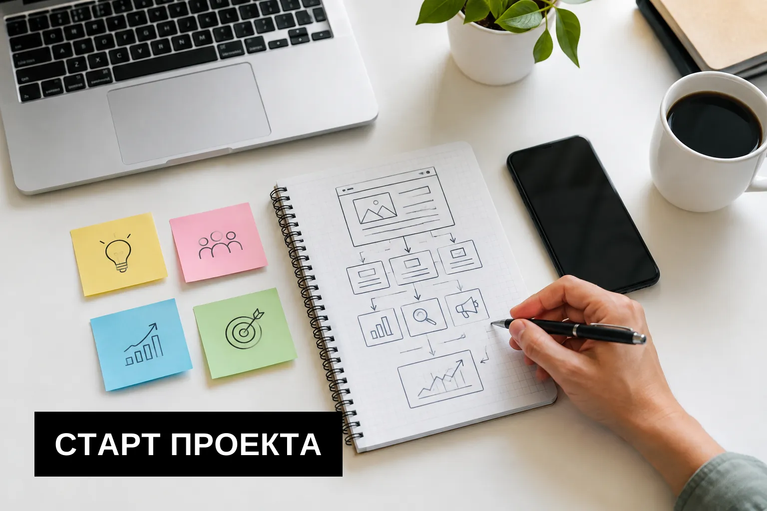С чего начинается единый план разработки сайта и продвижения