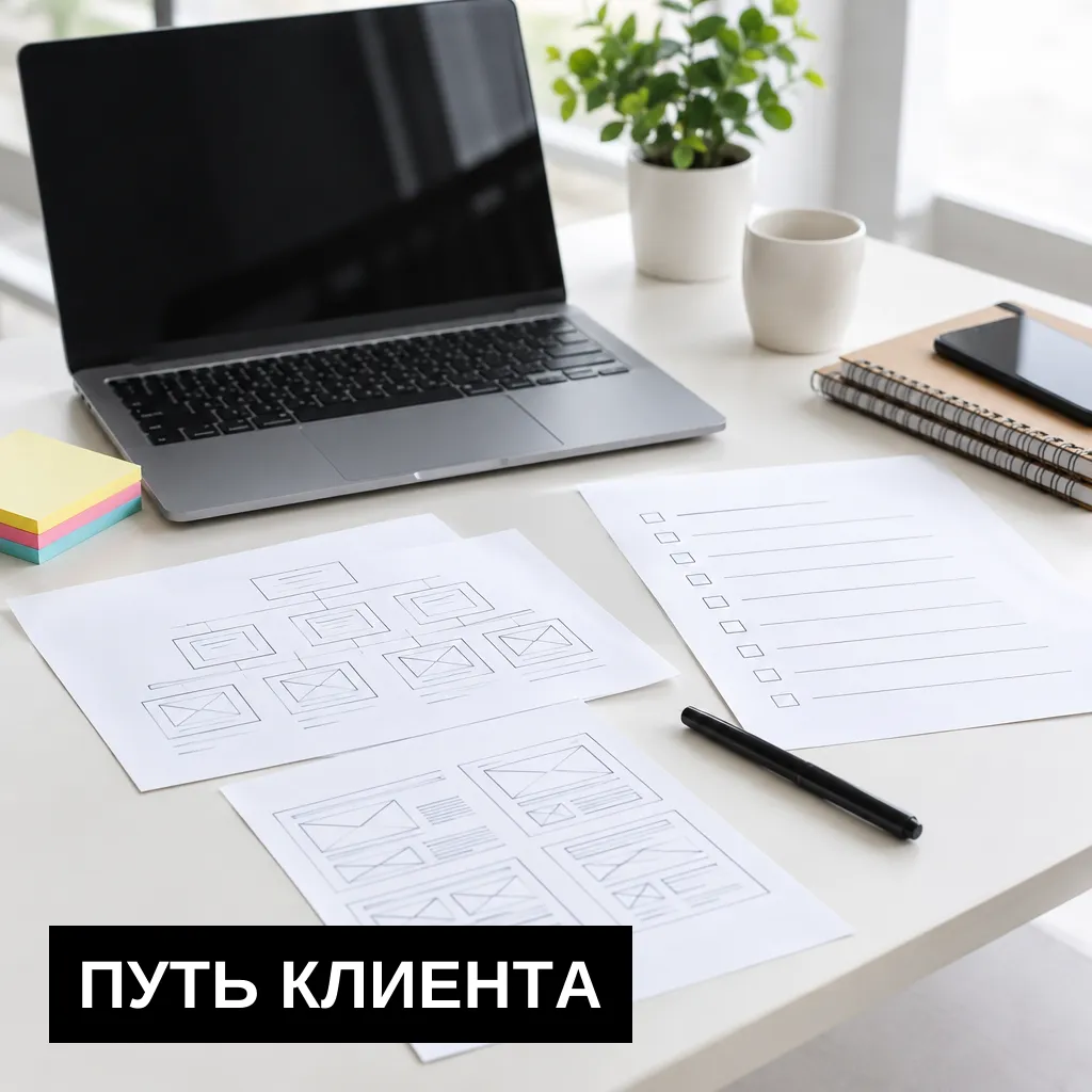 Соберите список страниц и сценариев пользователя