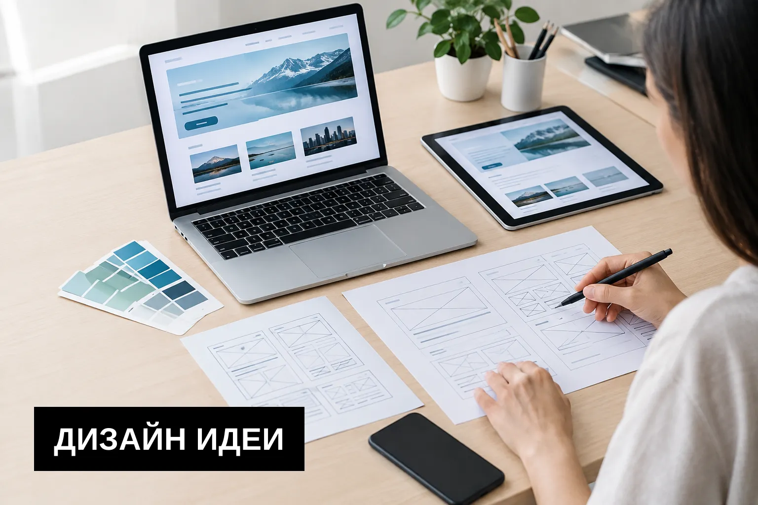 Как создаются прототип и дизайн сайта